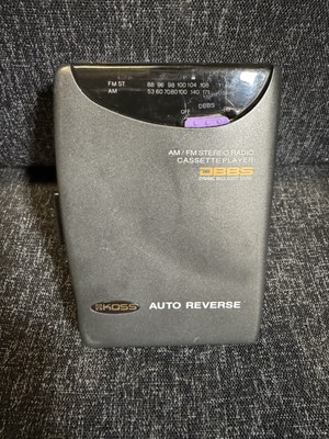 Vintage KOSS PP111 AM/FM Stereo Radio Cassette Player *READ*