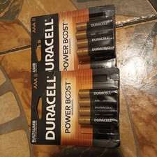 Duracell Coppertop PowerBoost AAA Alkaline Batteries, 1.5V, 8ct 2pks exp 3/37