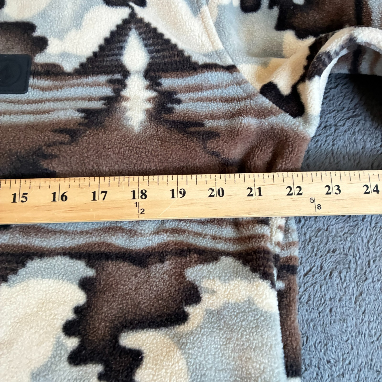 Volcom Whitecap Grey Error92 Mock Neck Fleece Geo… - image 7