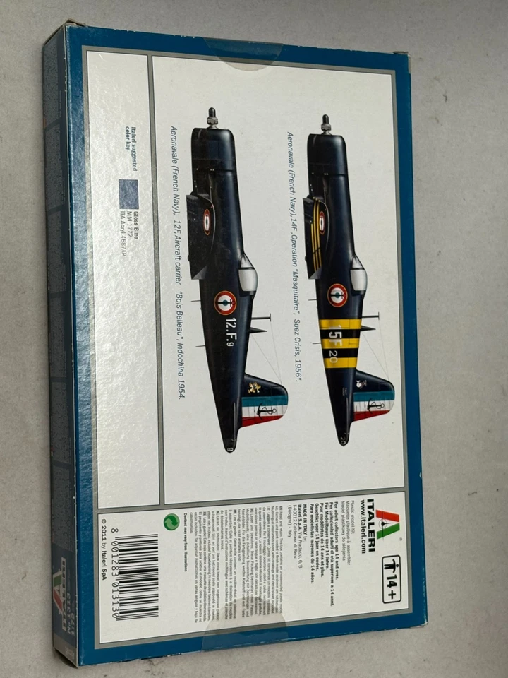 ITALERI F4U-7 CORSAIR 1:72 SCALE MODEL KIT WW2 CARRIER BASED FIGHTER AIRCRAFT - Photo 2/2