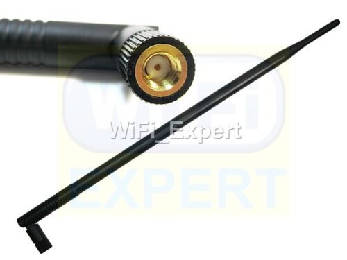 New Dual Band 2.4GHz 5GHz 9dBi RP-SMA High Gain WiFi Wireless Antenna 5.8GHz USA - Picture 1 of 20