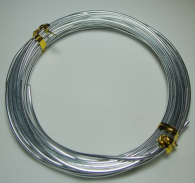 Artistic Wire Basteldraht – Versilbert, Dauerhaft Eingefärbt, Für Schmuck & Basteln, 10 Fuß Länge