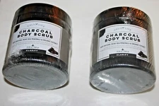 Calily Life Charcoal body Scrub Dead Sea Minerals & Organic Lot Of 2 Sealed 