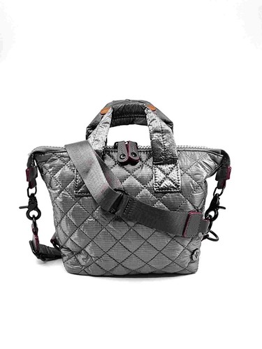 HZ-5368 Women's Puffer Quilted Padding Small Tote Crossbody Bag - Picture 28 of 30