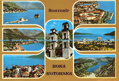 D162349 Souvenir Boka Kotorska. Turistkomerc. Multi View
