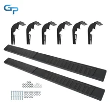 For 2009-18 DODGE Ram 1500 Quad Cab 6" Black Running Board Nerf Bar Side Step H