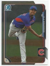 C.J. Edwards Chicago Cubs 2015 Bowman Chrome Prospect Card
