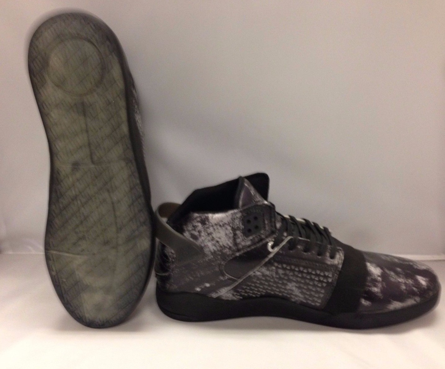 Supra Men's Shoes 'Skytop lll''--(Reflection)--Black/Black image 2