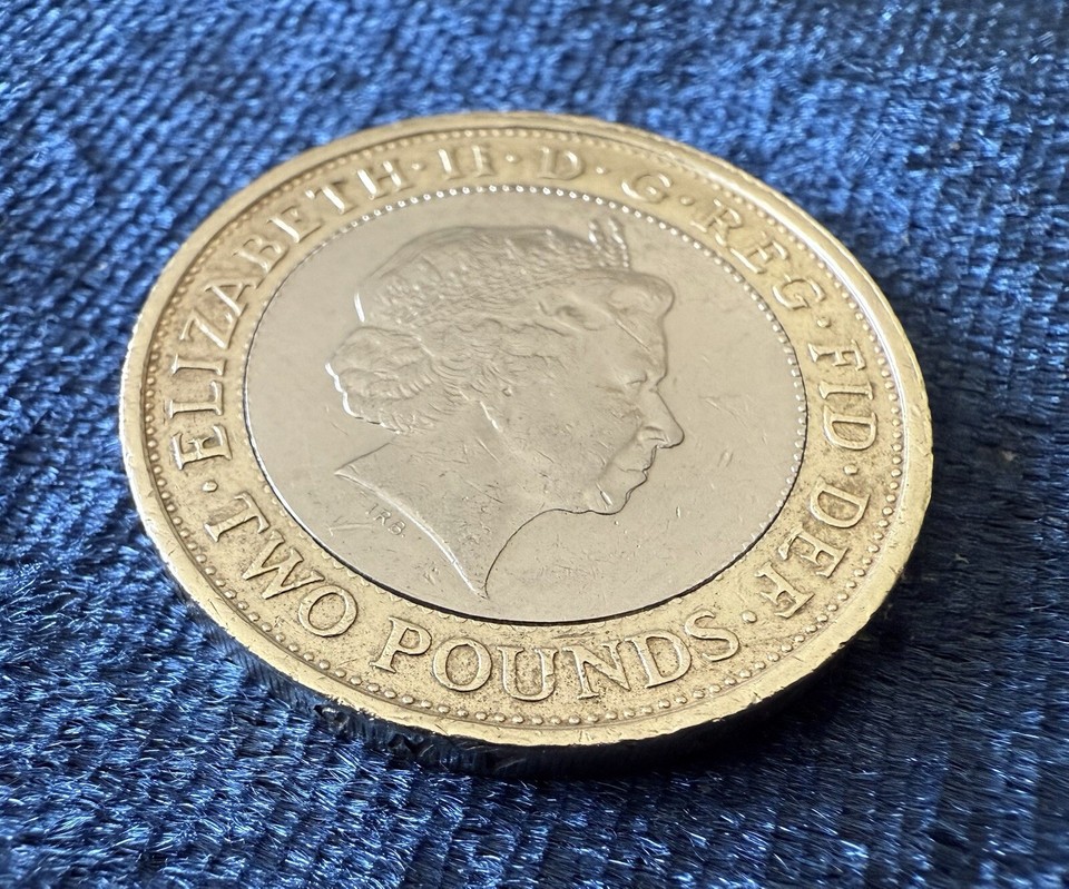 Very rare 2 pound coin MINT 1807 abolition of slavery 2007 with 3 major
