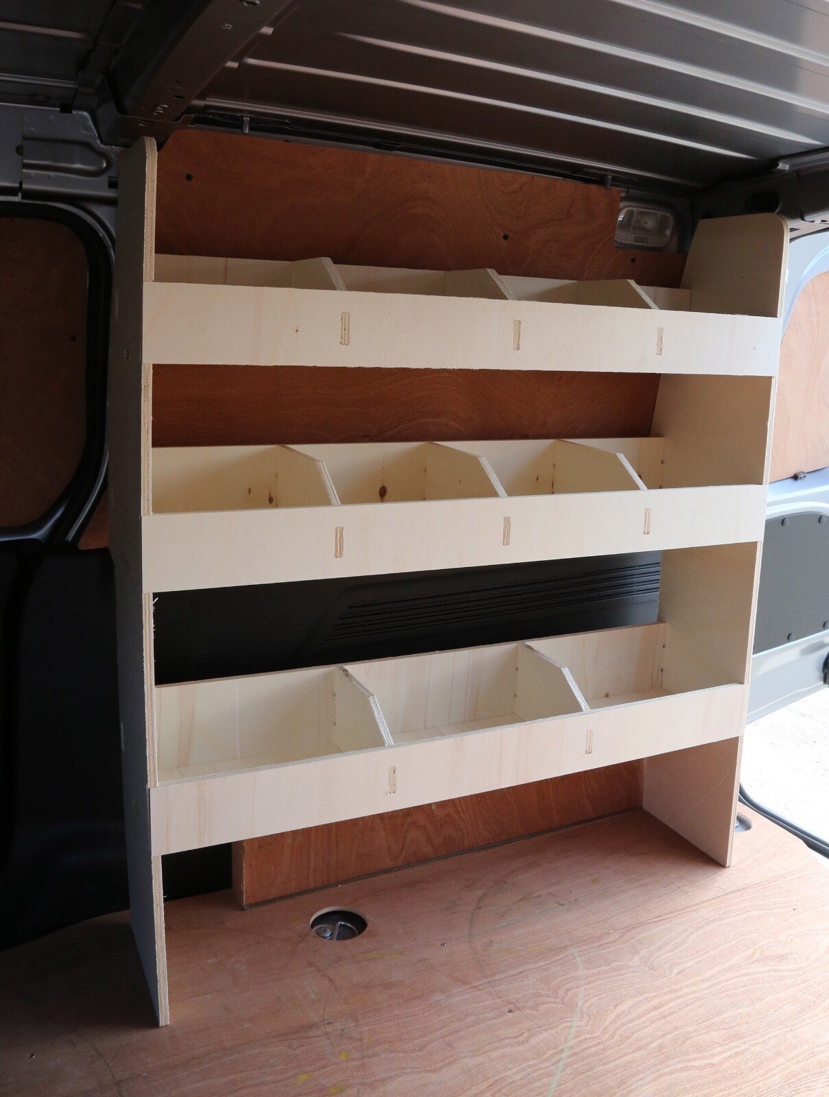 Citroen Berlingo 2019+ L2 LWB Van Racking Tool Storage Driver or Passenger Rear