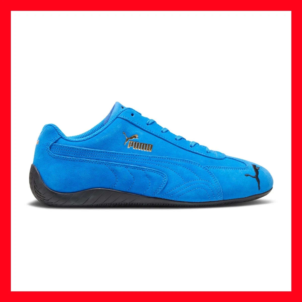 Puma Speedcat Shield Sd Lace Up Blue Sneakers Shoes 387272-06 