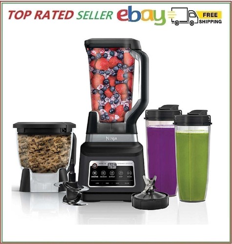Ninja Professional Plus Kitchen System Blender and 8-Cup Food Processor with Aut