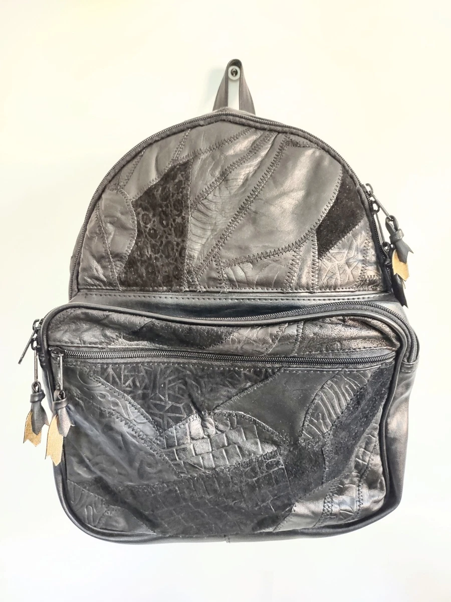 Patchwork backpack deals