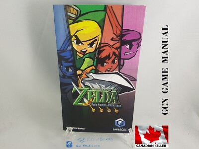 MANUAL - ZELDA FOUR SWORDS ADVENTURE Gamecube 'Replacement