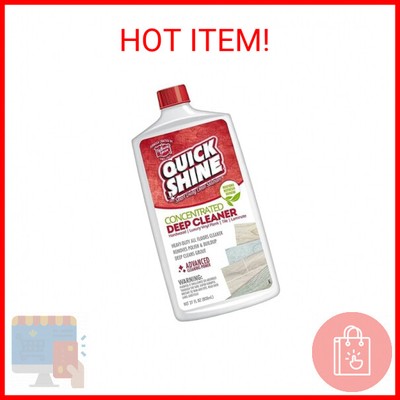 Quick Shine Multi Surface Deep Floor Cleaner and Remover (Pack of 1) | 27oz | Ha