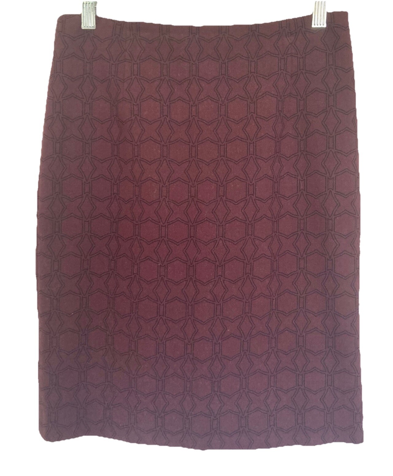 Tibi dark burgundy slim pencil skirt size 4 from New York