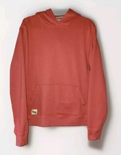 Tracksmith New England Cotton Blend Coral Men's Women's Hoodie M