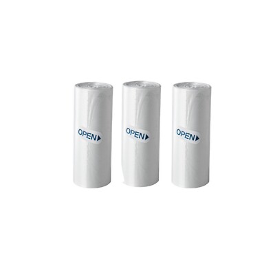 90PC/3 Rolls Clear Trash Bags,Commercial Home Can Liners, Multi-Use Garbage Bags