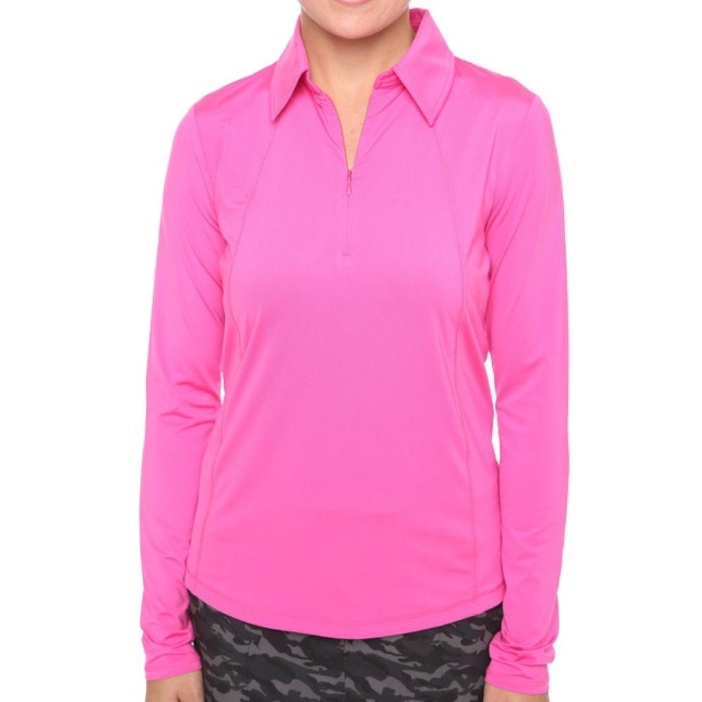 Женская футболка Belyn Key Glacier с длинным рукавом - TLS0125-HPK - Ярко-розовый - L