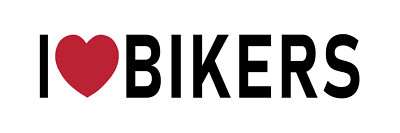 I Love Bikers Sticker Large 9'' I Heart Riding Bikes Cycles Motorcycles Sticker