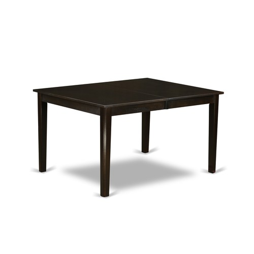 7pc Dining Set, Henley dining set table with 6 leather padded chairs cappuccino - Picture 4 of 12