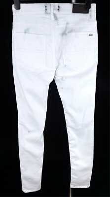 Amiri MX1 Jeans 31 IT 47 S Mens White Skinny Stretch