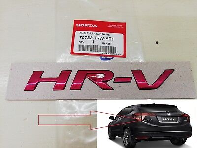RED Chrome 3D Metal SPORT Badge Sticker for Honda CR-V CRX FRV HRV CRX Integra 