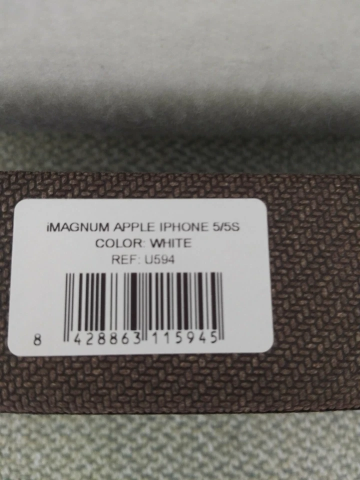 Funda Piel Frama Apple iPhone 5/5S SE - Blanca Foto 3 de 3