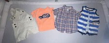 Carters 9 Month Baby Boy Mixed Lot Shirt Shorts