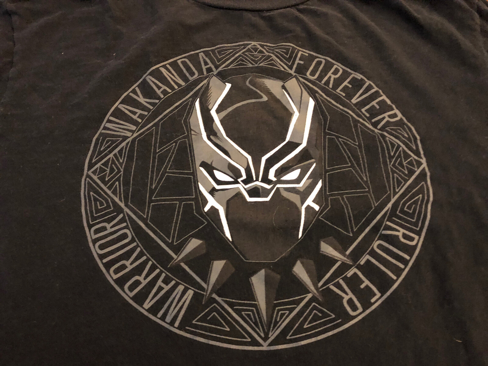 Disney Marvel Black Panther Wakanda Forever Ruler Tee… - Gem