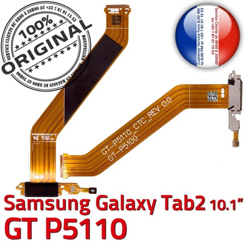 ORIGINAL TAB 2 GT P5110 Port USB Connecteur de Charge Nappe Microphone Chargeur - Photo 2/5