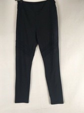 Junior's NWOT Material Gril Mesh Inset Black Leggings