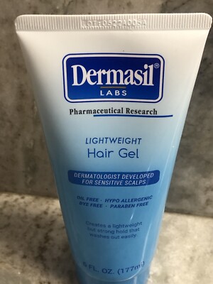 ShipN24Hours. New-Dermasil LightWeight Hair Gel.8 FL. oz. 236ml. Sensitive Skin.