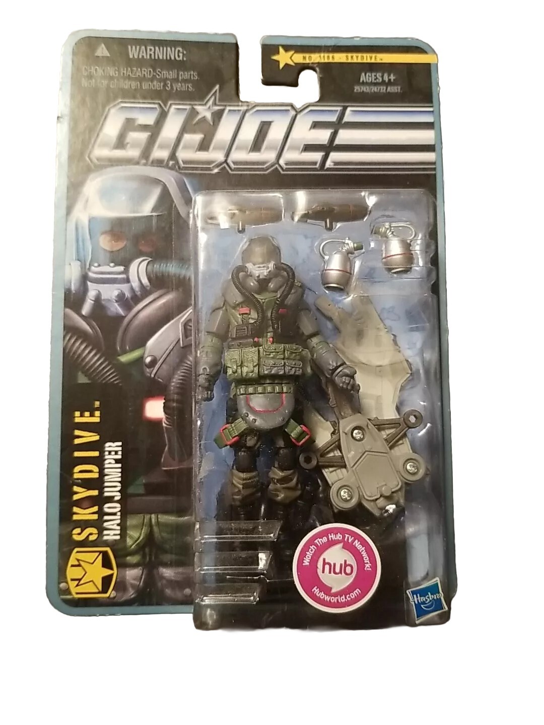 GI Joe Skydive Halo Jumper Action Figure 2010 Pursuit of Cobra Hasbro New Sealed