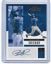 Brennen Davis 2020 Panini Contenders Baseball RC Card Auto ROOKIE Cubs Autograph