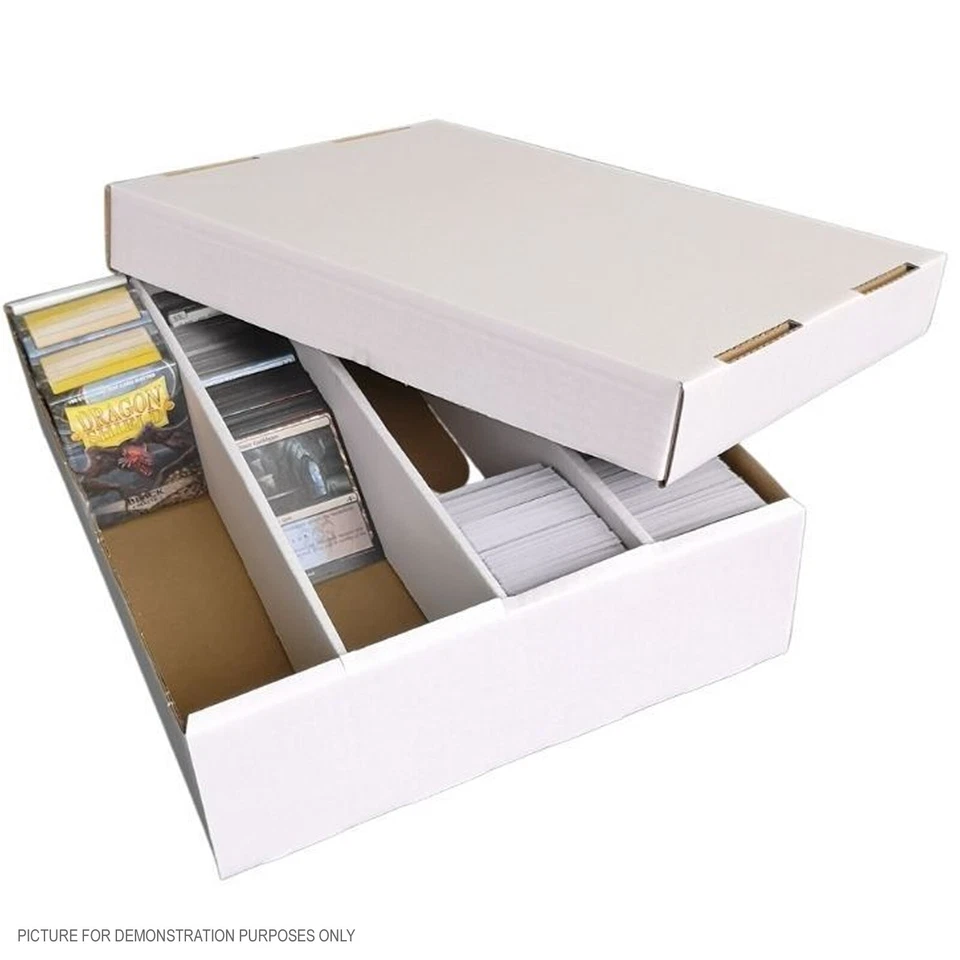 NEW!! LPG Cardboard 3200 Count Trading Card Storage Box with Lid