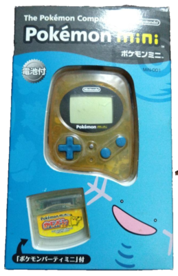 ヒ*ン様 pokemon mini ウパーブルー Nintendo Pokémon Mini Upa Blue Console + Party Mini Game with Box