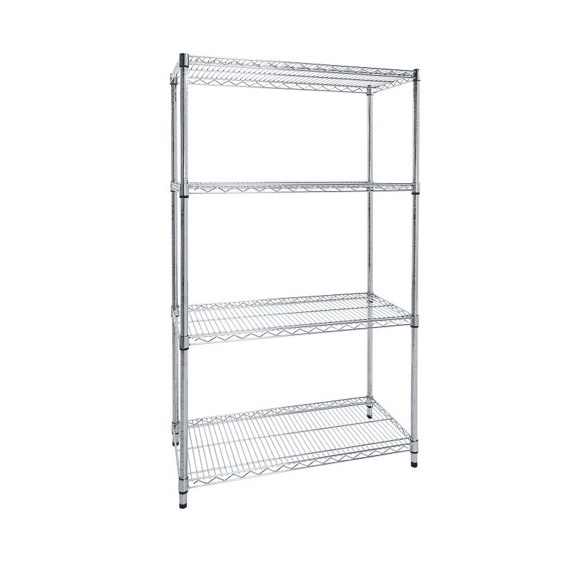 Chrome Wire Shelving Bundle - H1520mm x D350mm x W900mm