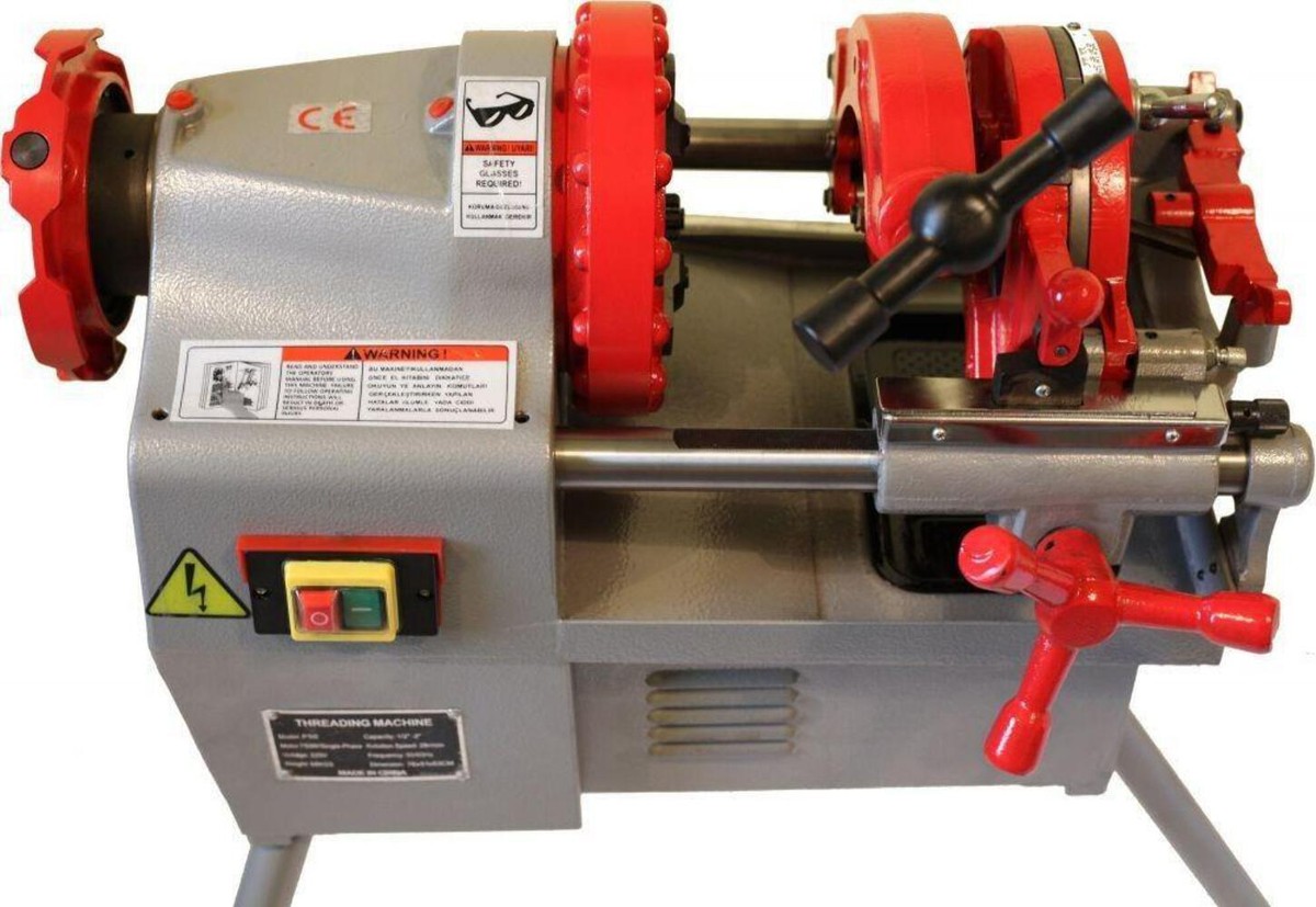 Rothenberger Kompakt-Gewindeschneidmaschine SUPERTRONIC 3SE Standard Kopf Bspt R1 2 3 230v 56250