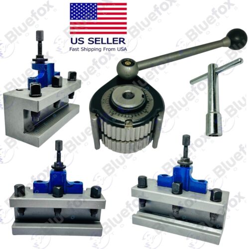 A1 Multifix 40 Position Tool Post 4 PC SET AD2090 Turning tool Holder Multifix A - Foto 1 di 10