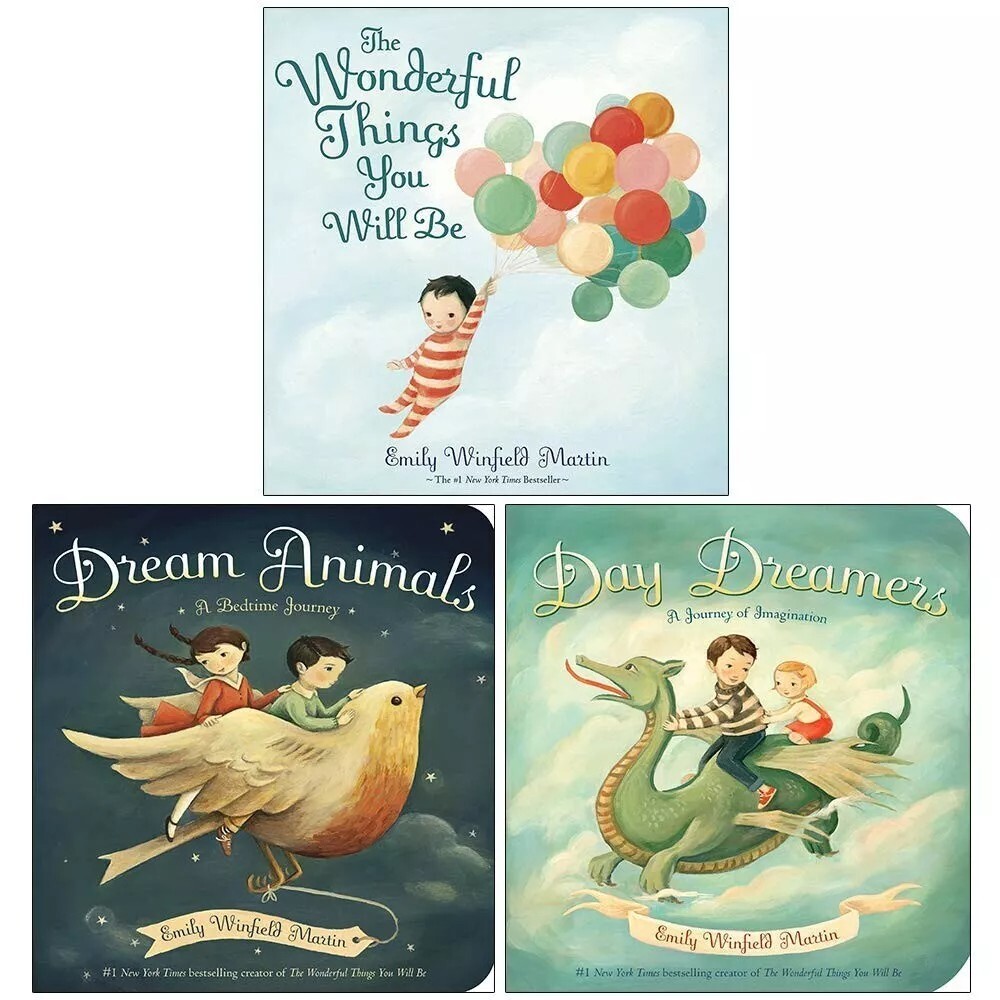 Emily Winfield Martin Collection 3 Books Set Dream Animals, Wonderful Things You