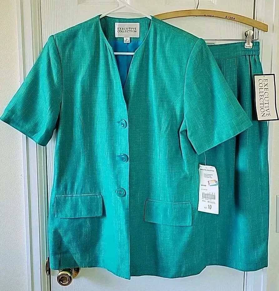 sears ladies dress suits VTG Sears And Roebuck Classic Fit Womens2-piece Plaid Wool Blend Suit