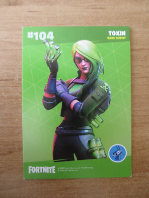 Karte Panini Fortnite 2020 Epic Games / #104 TOXIN