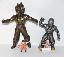 DragonBall Z Figures Gold Silver Burger King Vintage Lot Mini Figures
