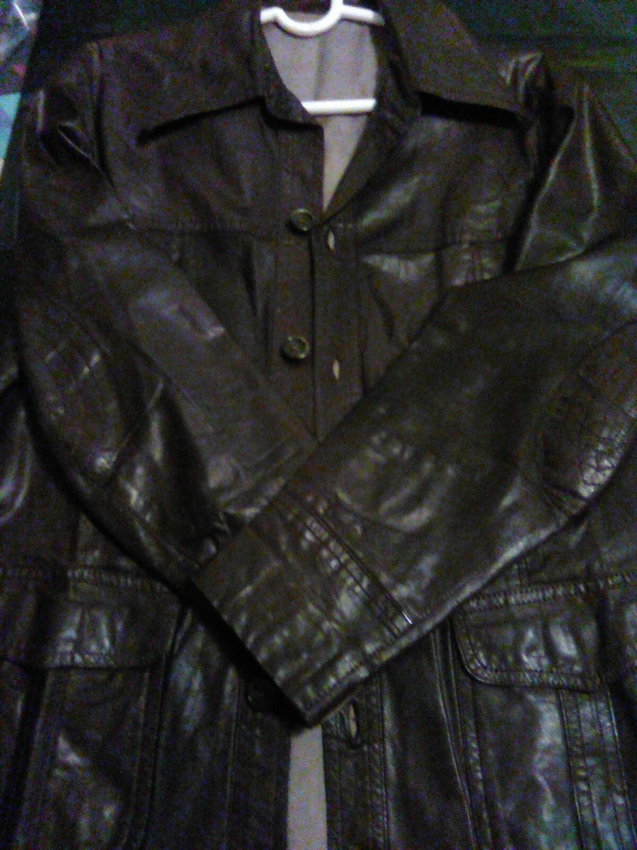 英国製 40'S LVC LEATHER SPORTS JACKET LEVIS VINTAGE CLOTHING LVC 1940'S LEATHER COAT CARAMEL BROWN