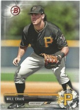 2017 Bowman Draft Baseball WILL CRAIG Card # BD-189 PITTSBURGH