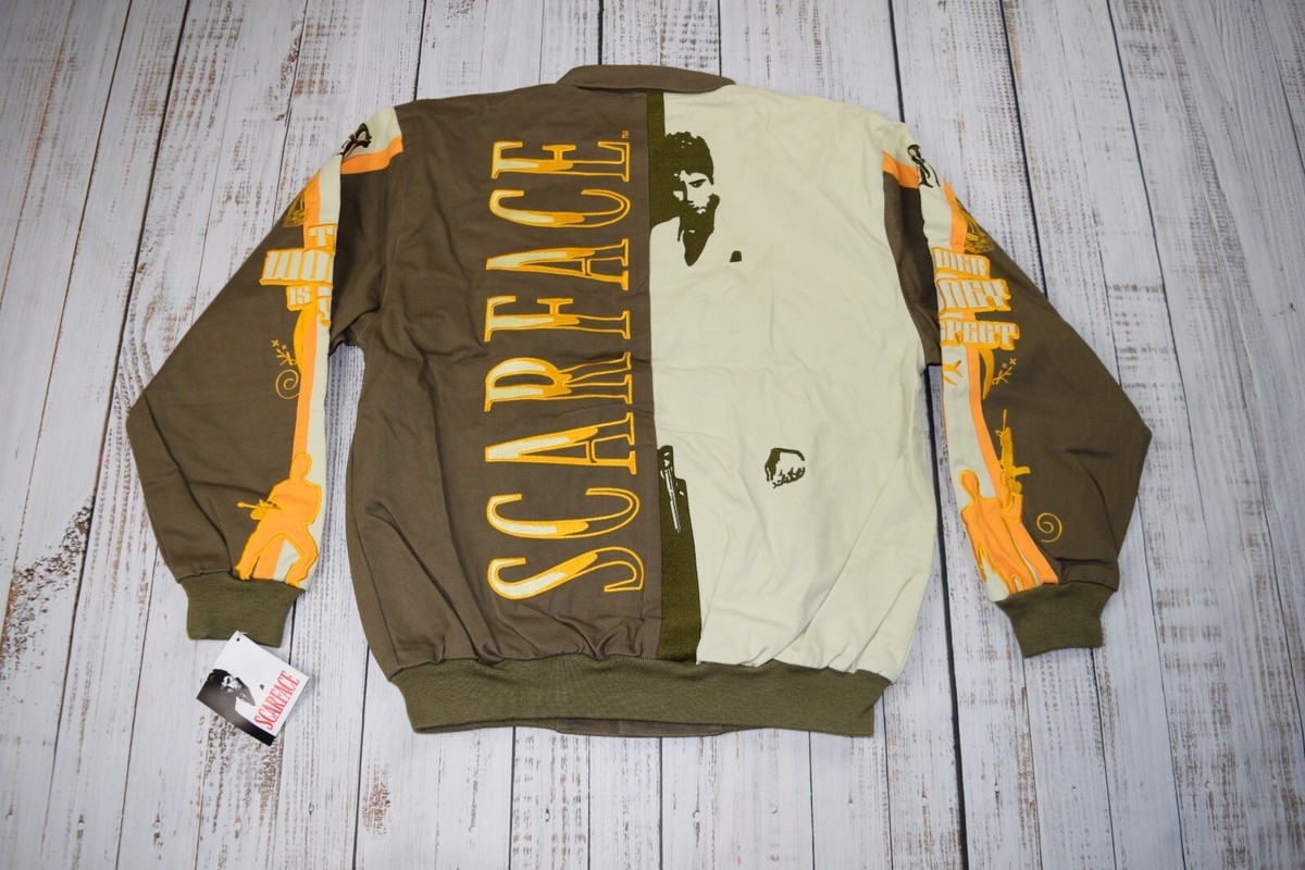 JH Design 90’s Scarface racingjacket XL Vintage Jeff Hamilton Scarface Racing Jacket - Sz 4XL - JH