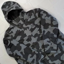 Nike Sportswear Parka Mens XL Jacket Coat Smoke Grey Camo CK2536-084