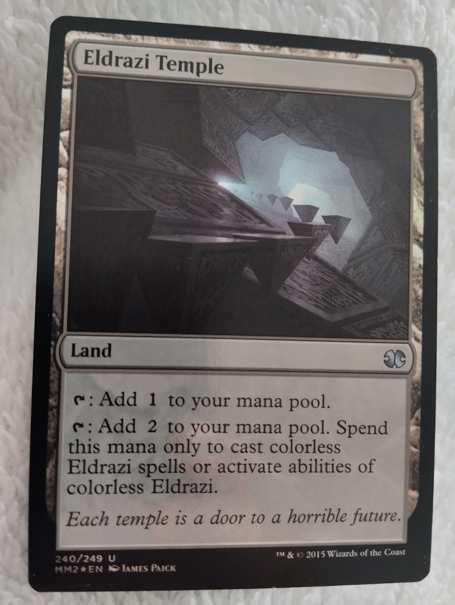 MTG ELDRAZI TEMPLE FOIL English Modern Masters 2015 Uncommon
