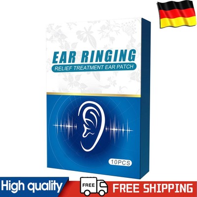 10pcs/box Tinnitus Relief Ear Patch Unisex Ears Health Patches Ears Health Care